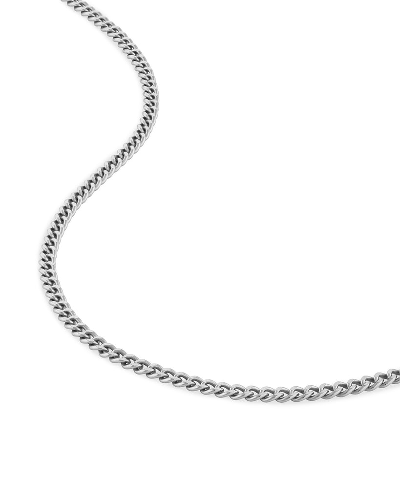 Men's Curb Chain Necklace - Silver | Vincero Collective