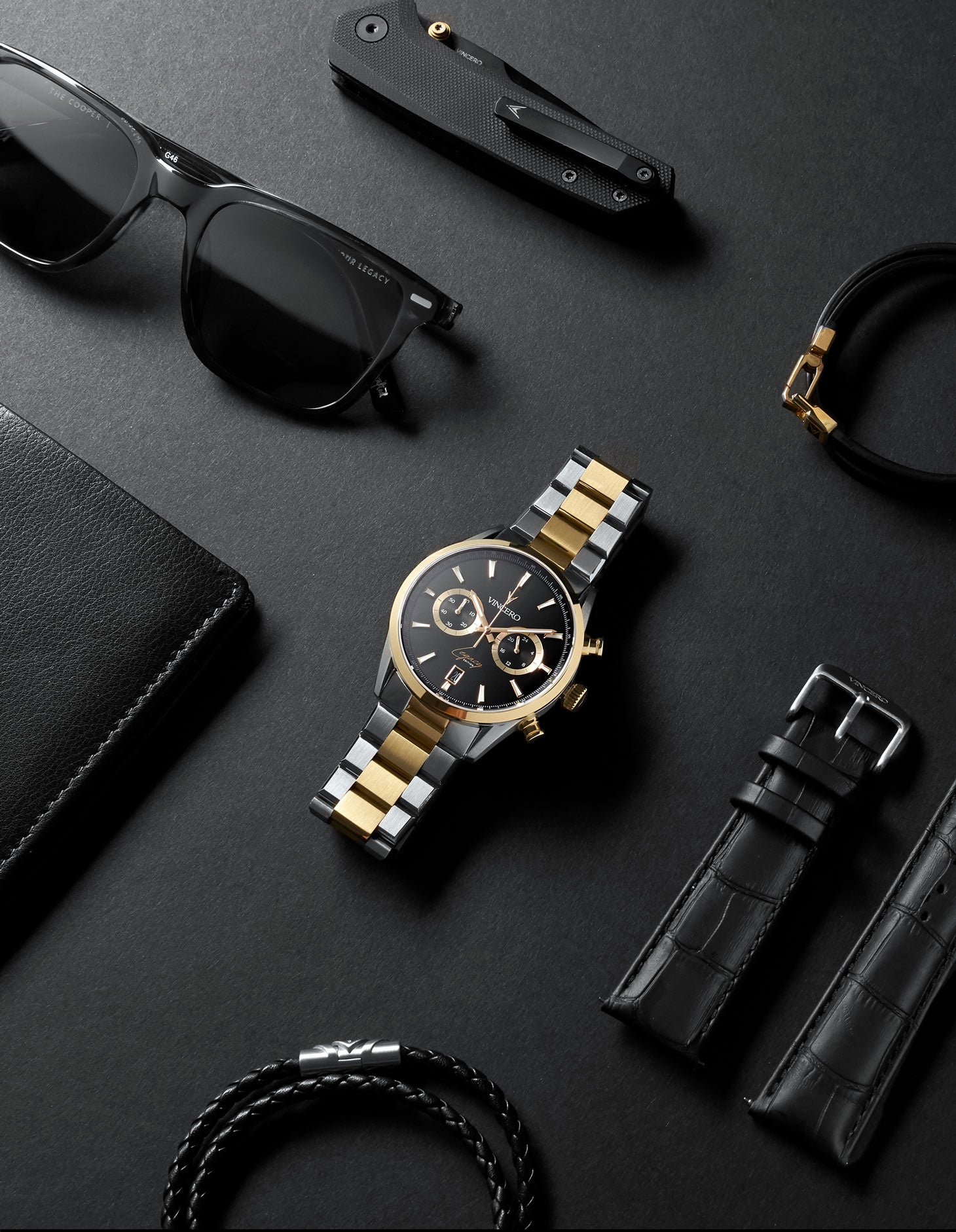 The Hitch - Black/Gold, Vincero Watches