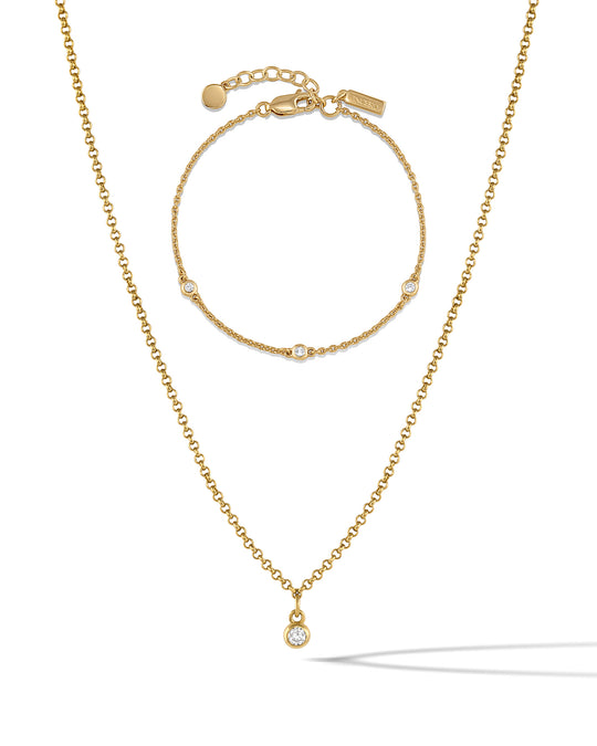 Vincero Women's Snake Chain Necklace - Gold One-Size