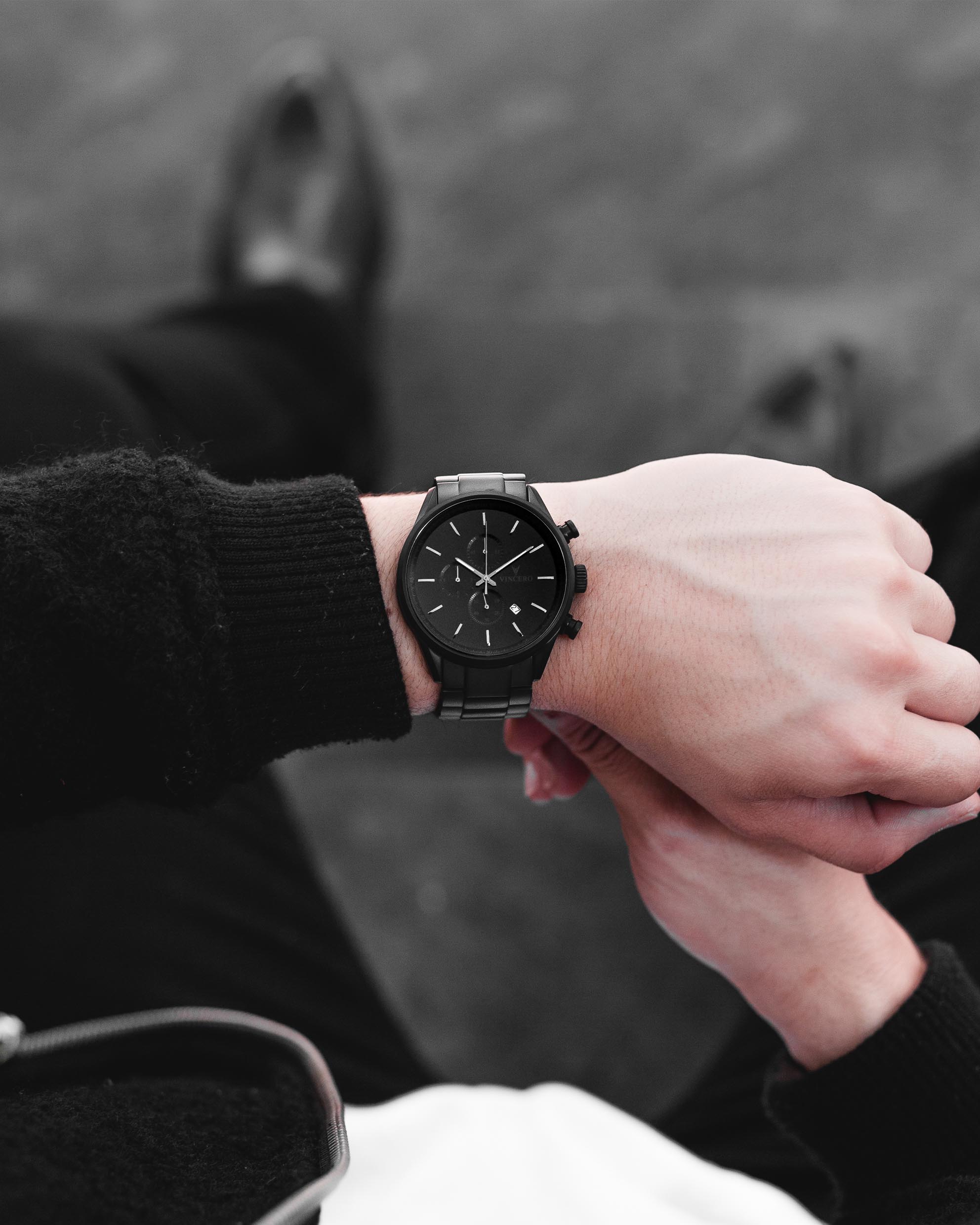 Men's Chronograph - Matte Black, Vincero Watches