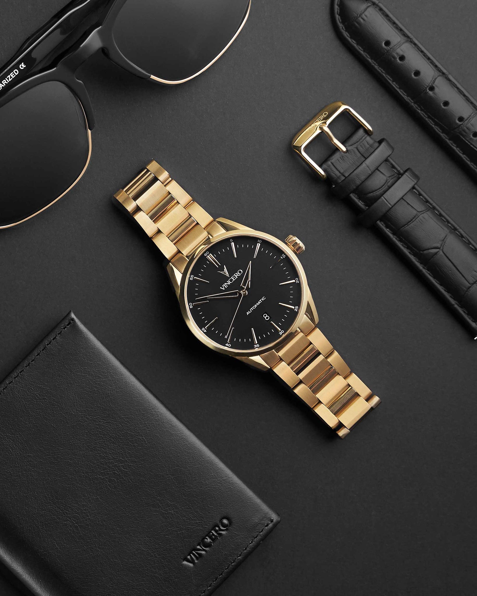 The Hitch - Black/Gold, Vincero Watches