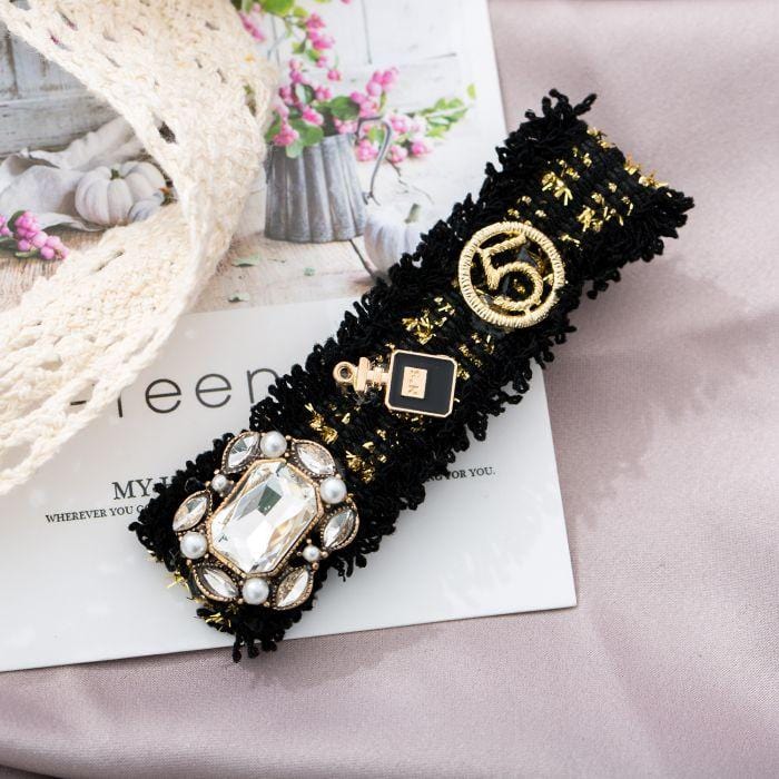 chanel inspired hair clip