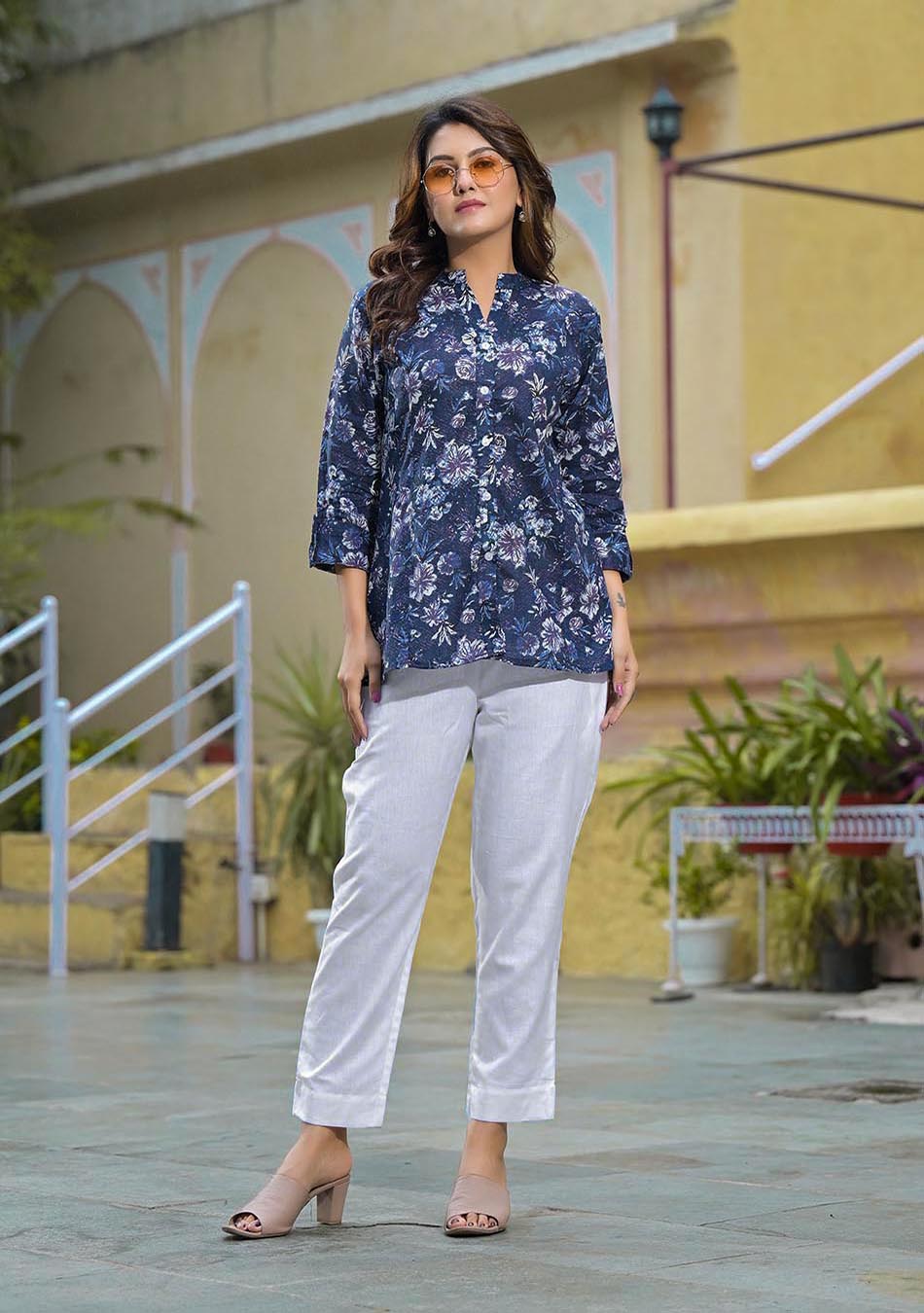 avikalp fashion Printed Cotton Top Design at Rs 185/piece in New