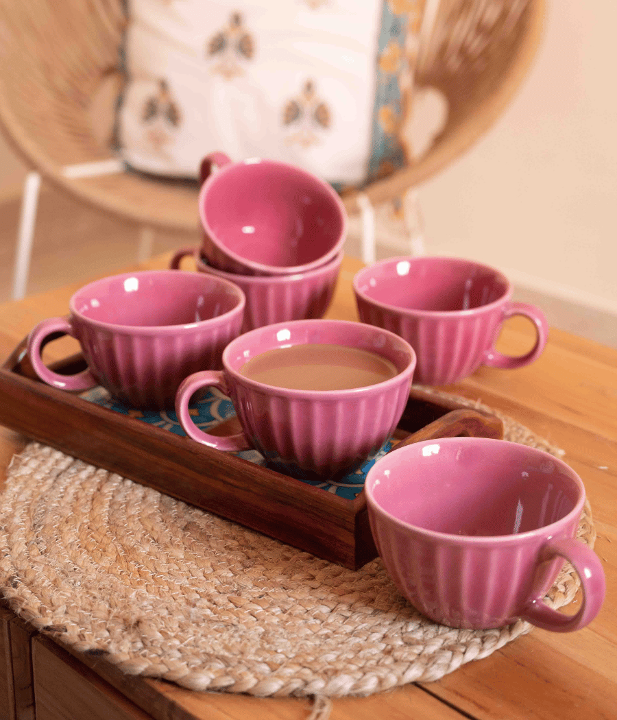 Pinky Odd Couple Espresso Cups — Set Fire To It