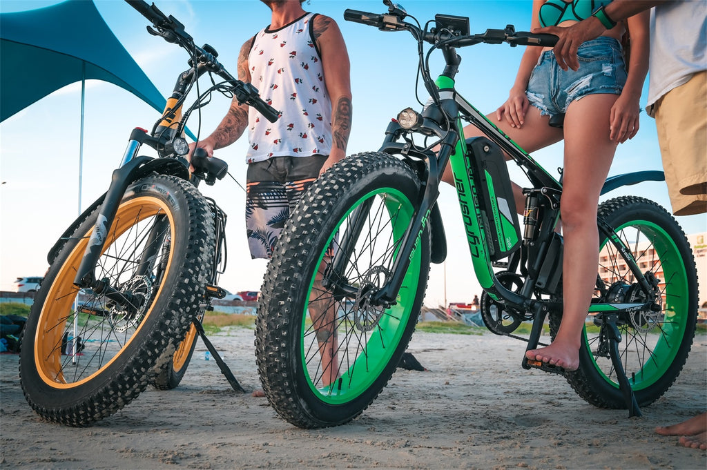 Blog-XF800 electric bike on sand 