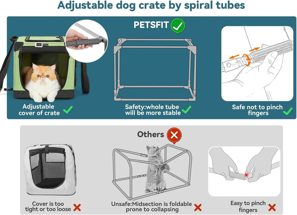 petsfit-portable-soft-collapsible-dog-crate-for-puppy-20-inch