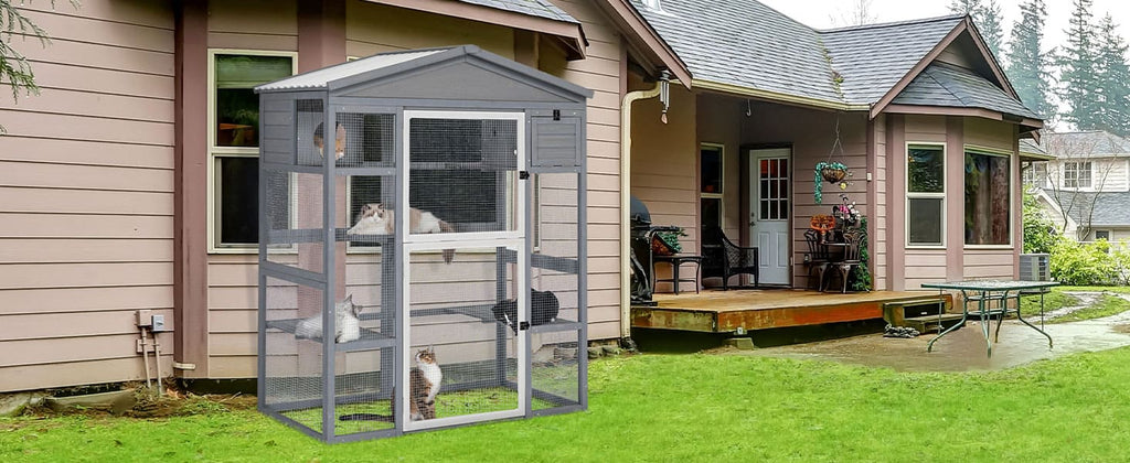 Large Catio Outdoor Cat Enclosure