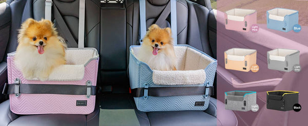 PETSFIT Dog Car Seat Pink