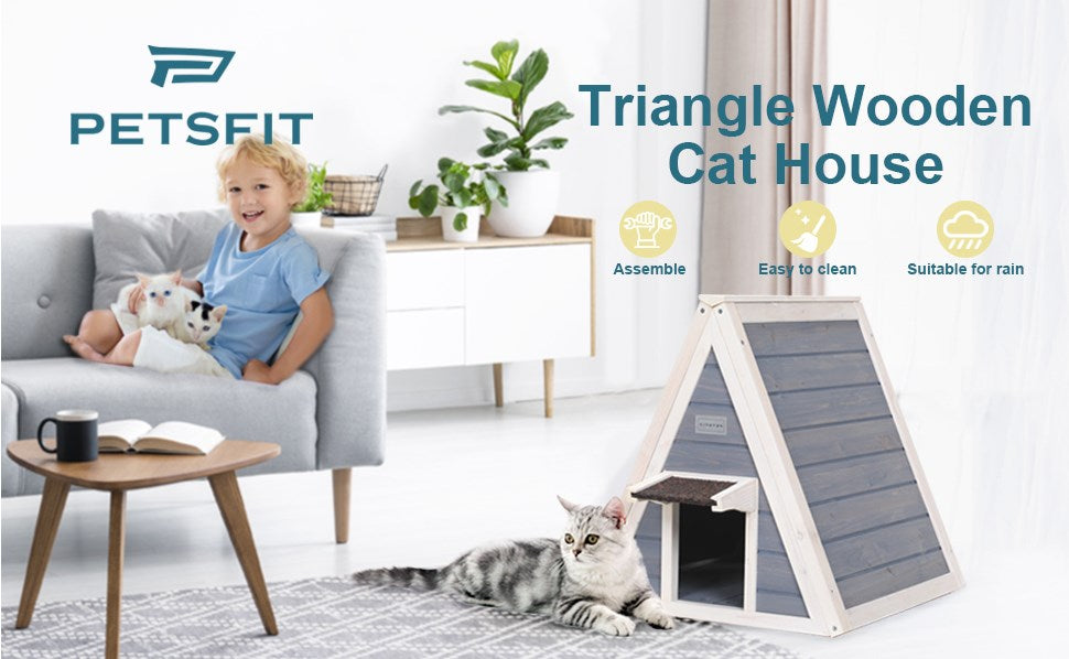 cat house for outdoor indoor