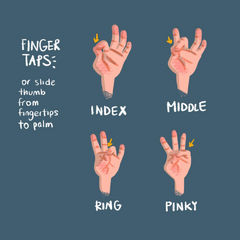 finger taps carpal tunnel stretch
