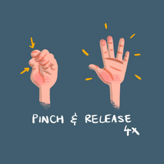 pinch and release exercise on carpal tunnel