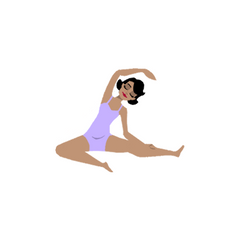 revolved head to knee pose for prenatal yoga