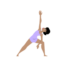 supported side angle pose for prenatal yoga