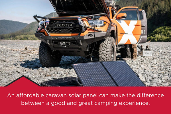 affordable caravan solar panel