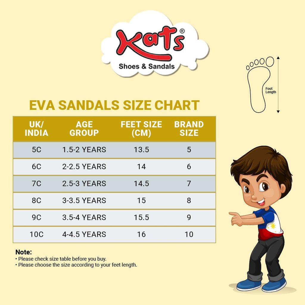 Sun-San Size Guide – Kids Kicks