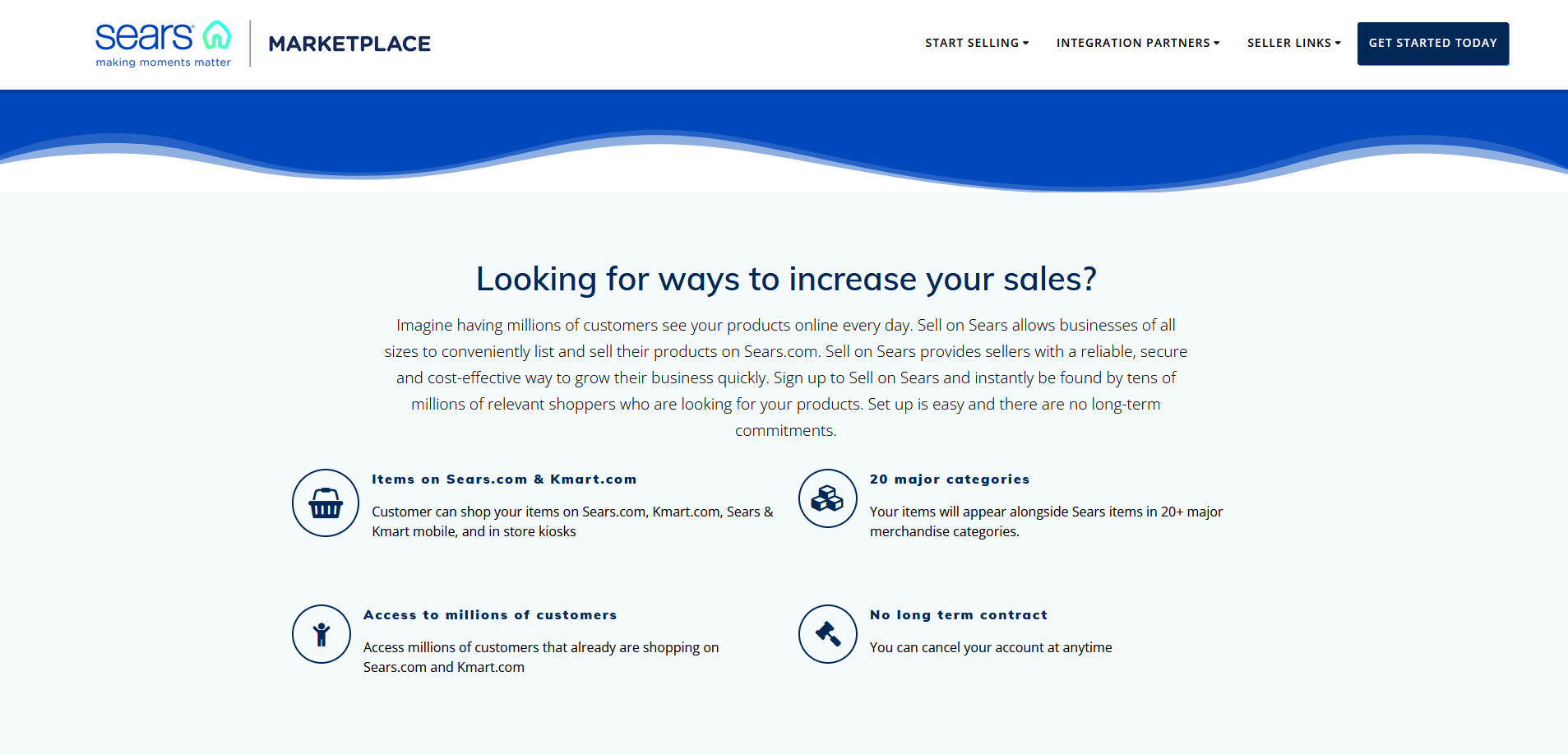 Sears Marketplace Benefits, Sears Marketplace Services, Sears Vendor Services