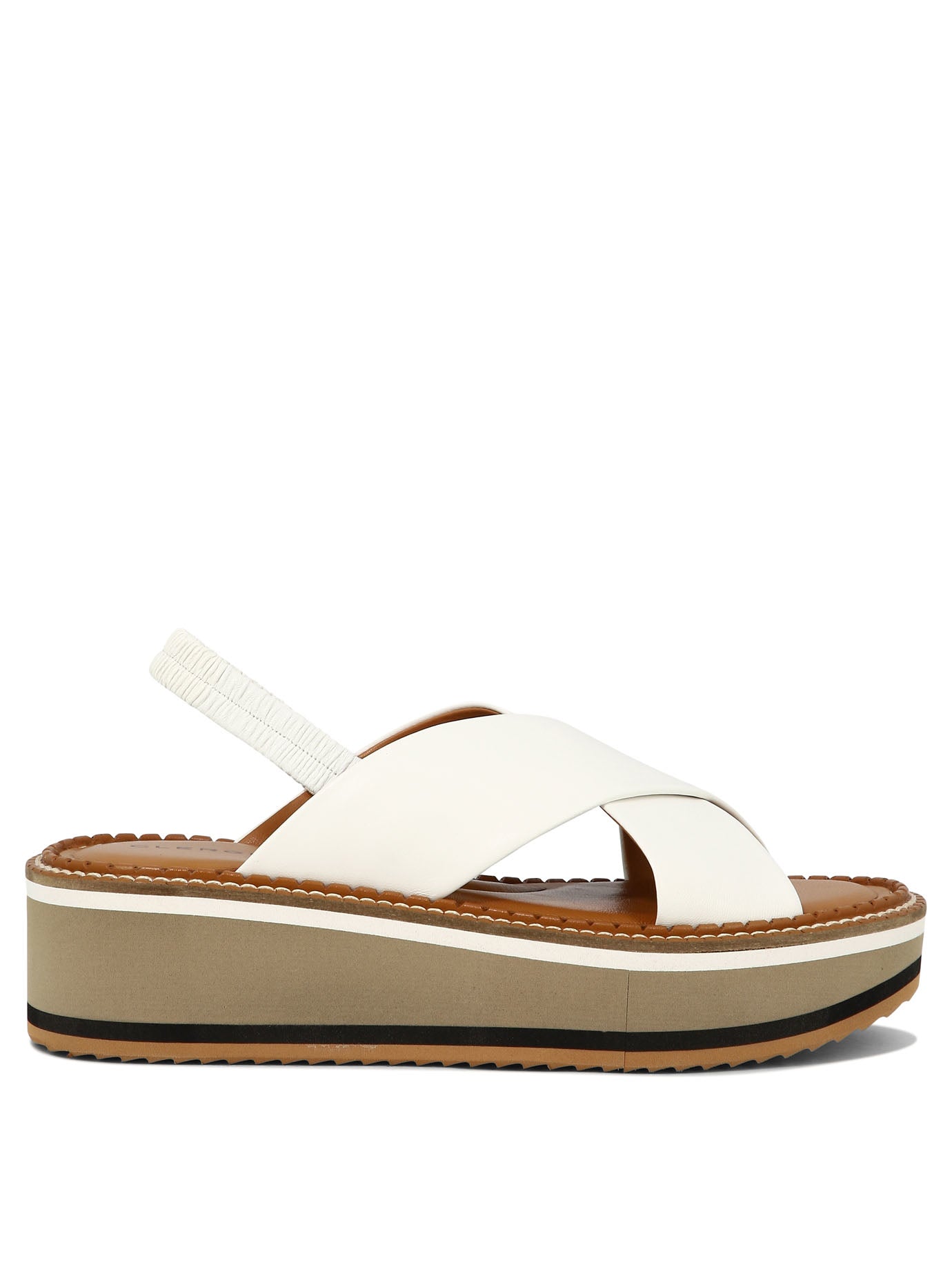 Clergerie Freedom Sandals In White