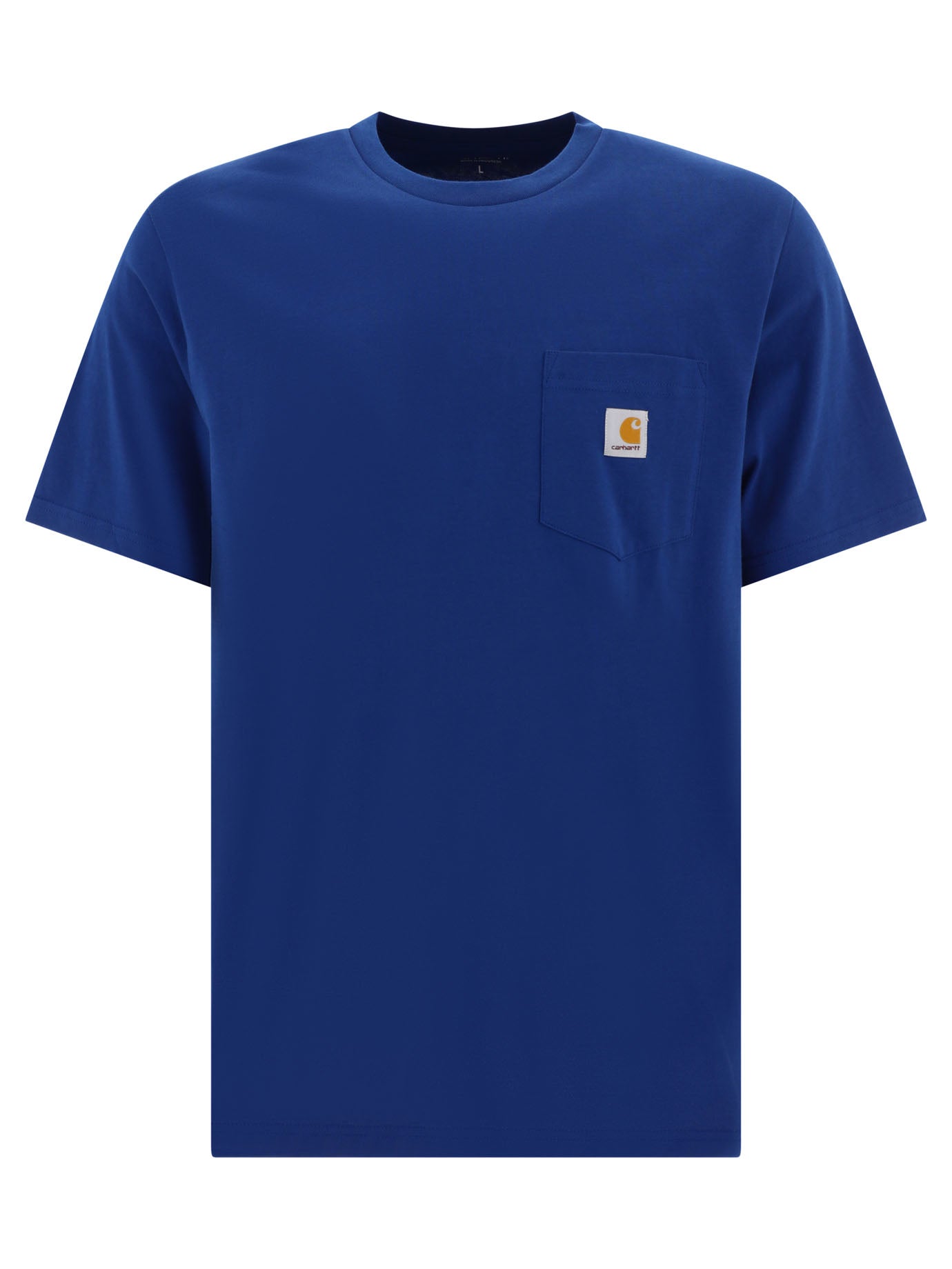 Carhartt T-shirt With Pocket T-shirts In Blue