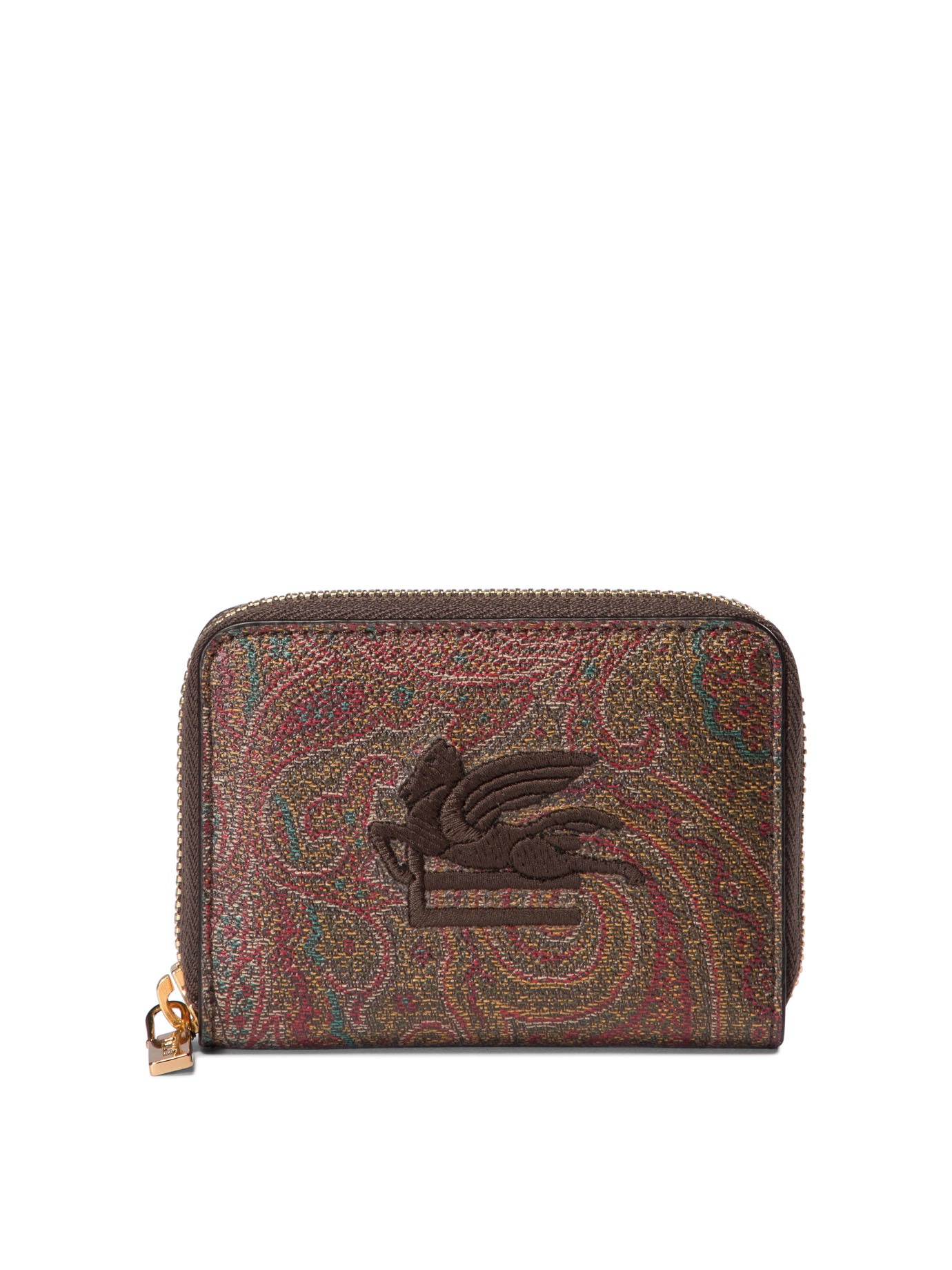 Etro Paisley Wallets & Card Holders In Brown