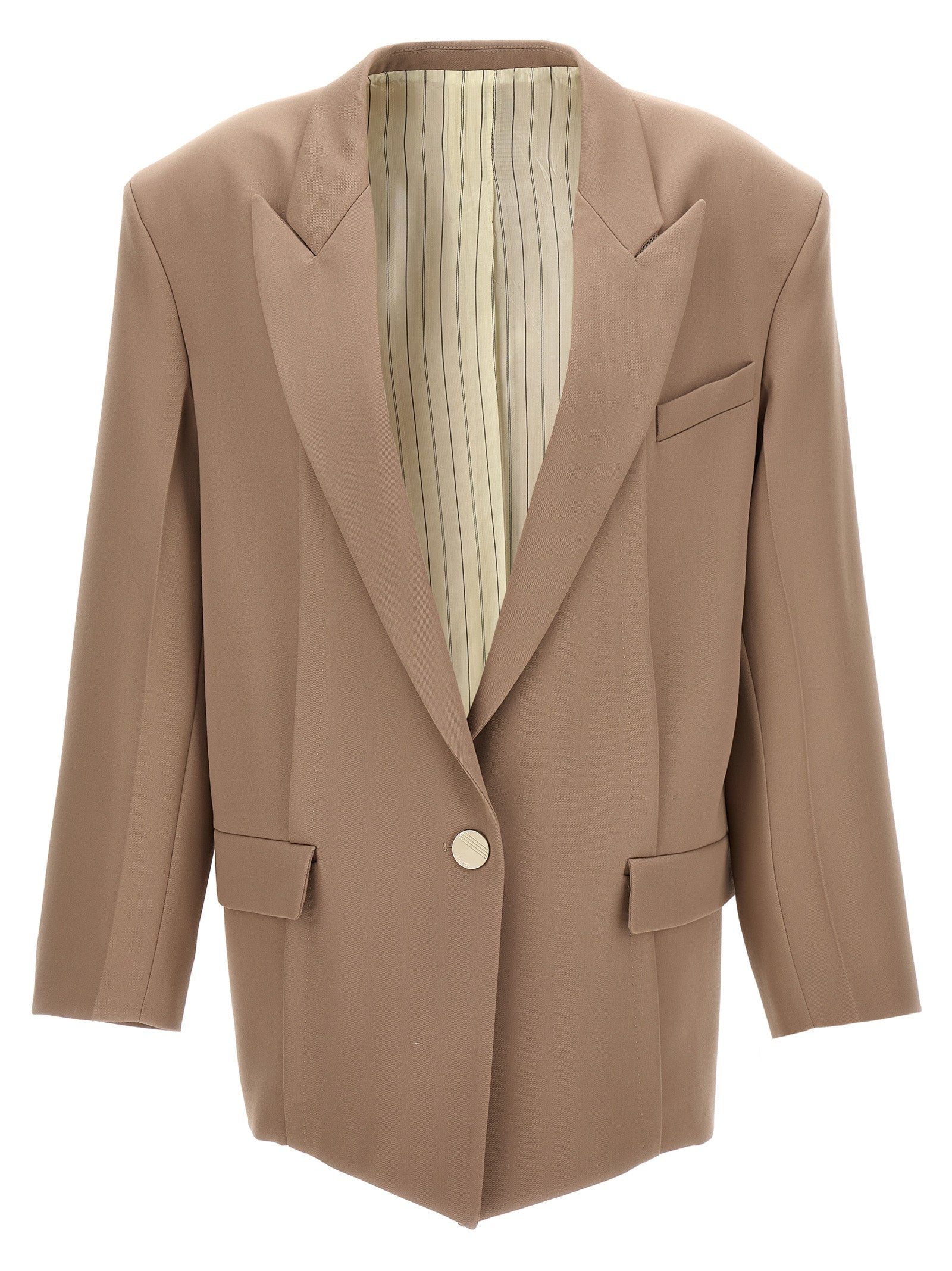 Attico Glen Blazer And Suits In Neutral