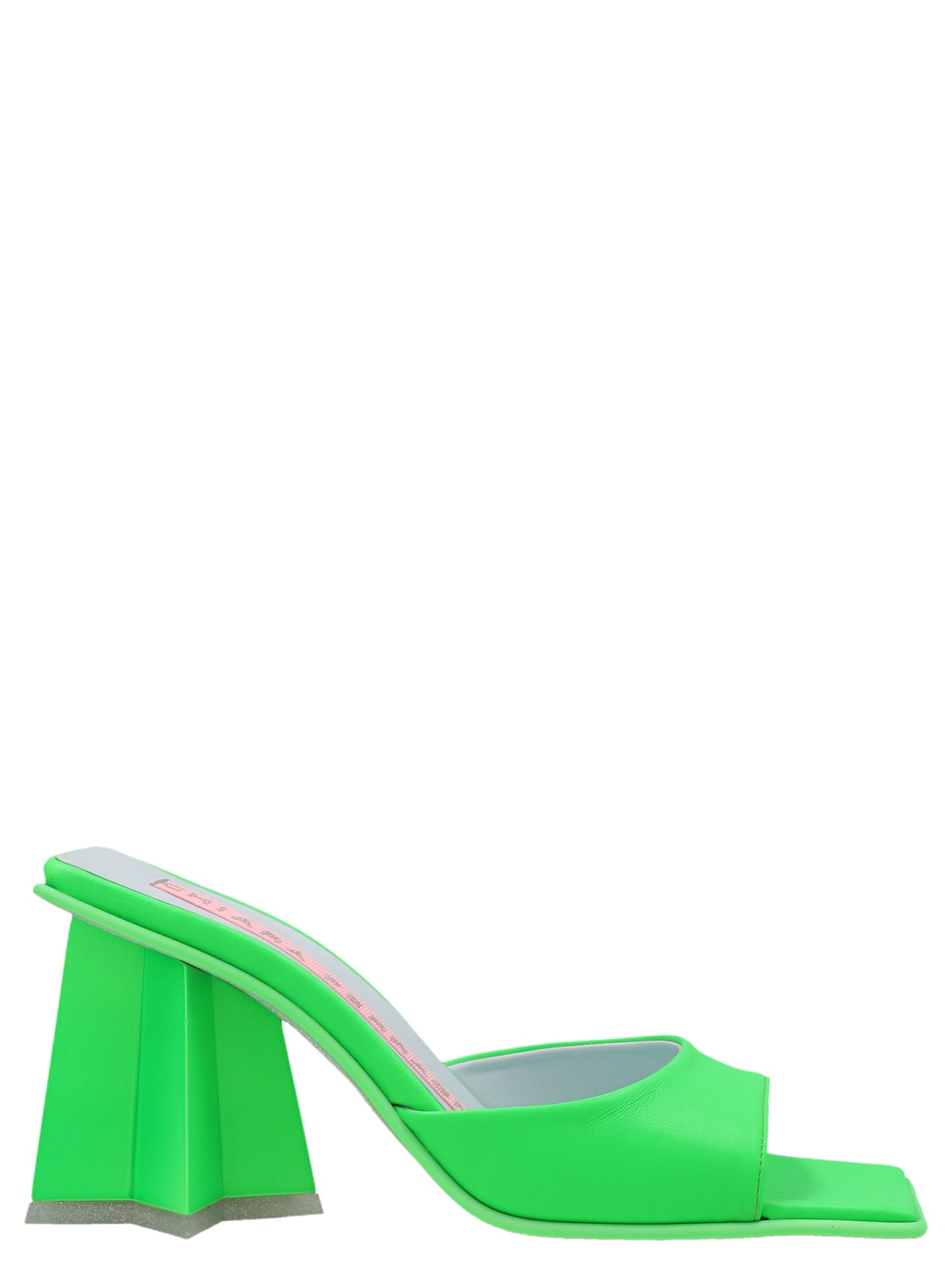 Shop Chiara Ferragni Brand 'cf Star' Sandals In Green