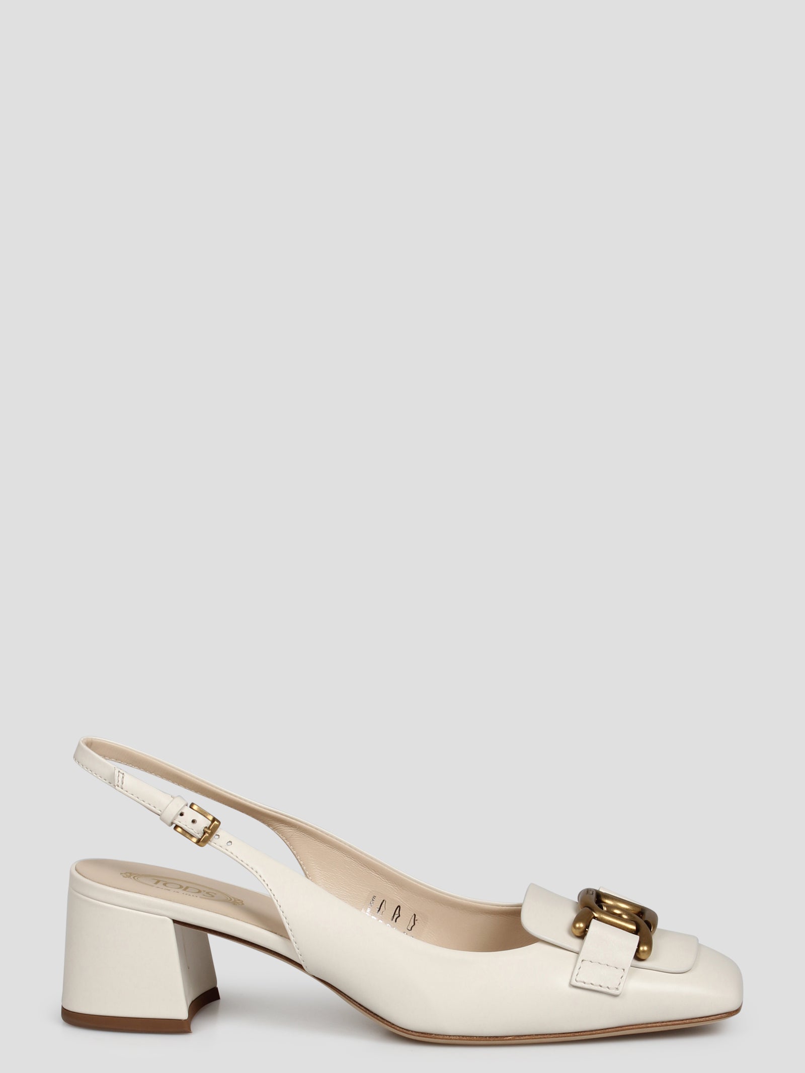 Shop Tod's Kate Slingback Pumps In White