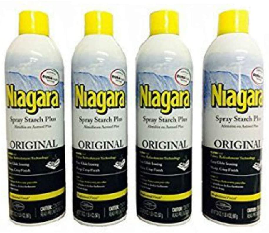  Liquid Starch Iron Spray (20 oz, 12-Pack) - Niagara Starch  Spray Iron Aid: Non-Flaky/Clogging