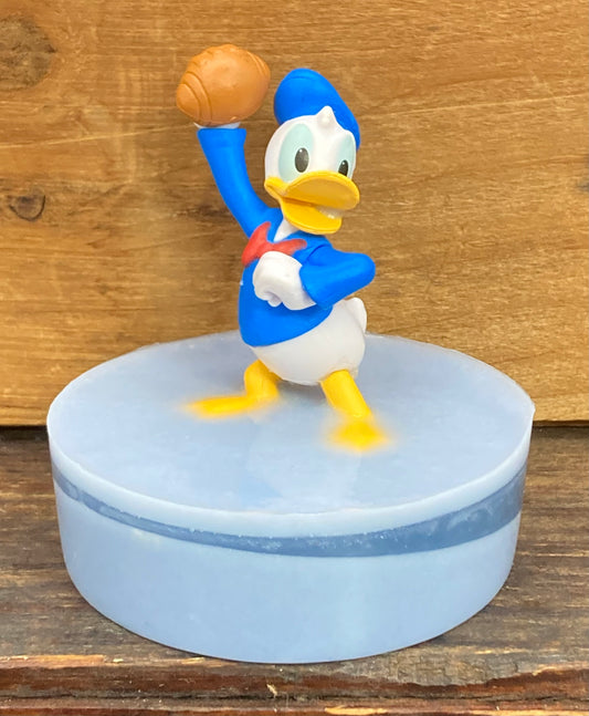 DONALD DUCK RUBBER SOAPDISH floating squeeze toy soap dish Sun Rubber Co  Disney