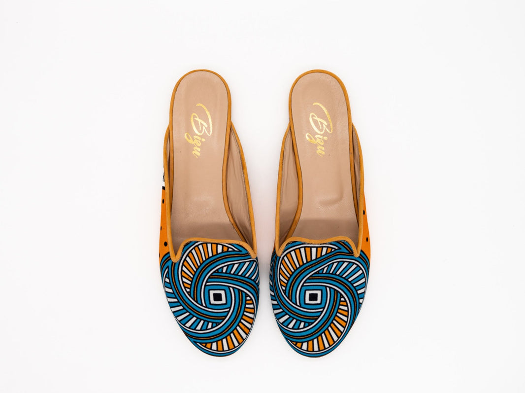 Unique Mules Made in Italy with African Patterns | Shoes for Women ...