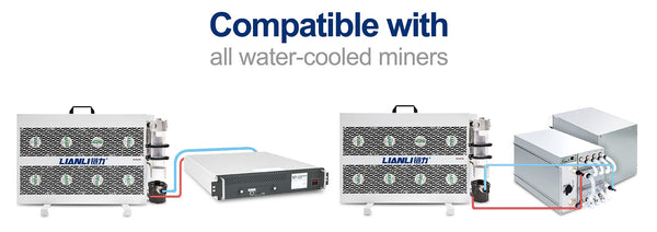 Kit de refrigeración por agua Lian Li de 12 KW para Hydro ASIC Kit de refrigeración por agua Whatsminer Antminer