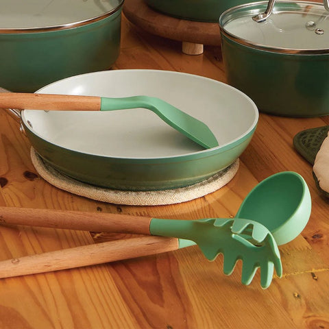 Aesthetically pleasing kitchen utensils are a kitchen necessity, just like these silicone utensils from Cosmic Cookware!