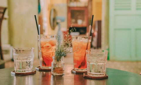 A set of bar glasses is a good housewarming gift for couples who love to entertain. Photo by Min An.