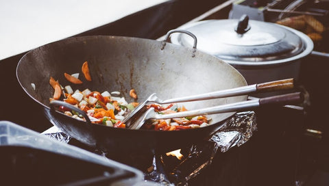 Carbon steel wok. Photo by Clem Onojeghuo.