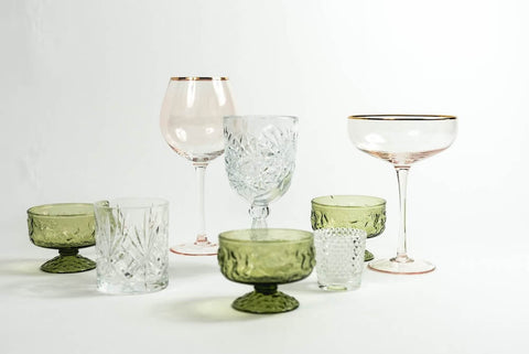 Crystal glassware, one of the best housewarming gifts to entertain guests in style. Photo by Dziana Hasanbekava.