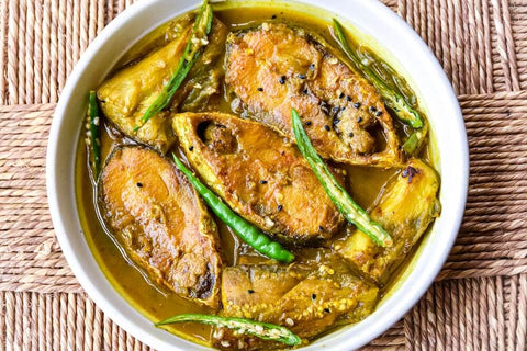 Fish curry, an example of Southern Indian Cuisine. Photo by Abhik Paul.