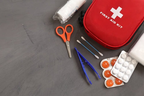 Mini first aid kit. Photo by Roger Brown.