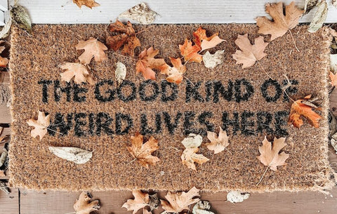 Personalised doormat. Photo by Derick McKinney.