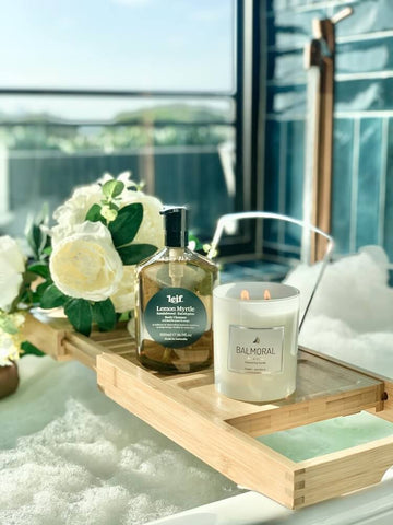 Scented Candle and Bath Salts. Photo by Kate Branch.