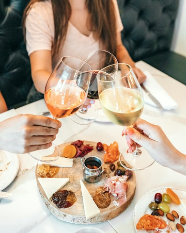 Wine glasses. Photo by Nate Johnston.