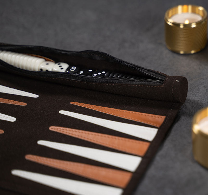 Backgammon Roll | Rejsevenligt Backgammon sæt