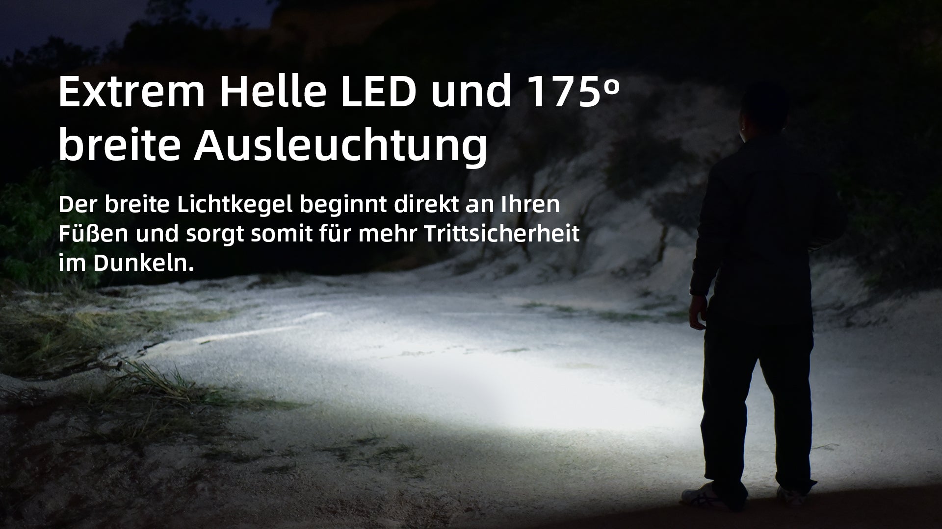 Extrem Helle LED und 175 breite Ausleuchtung