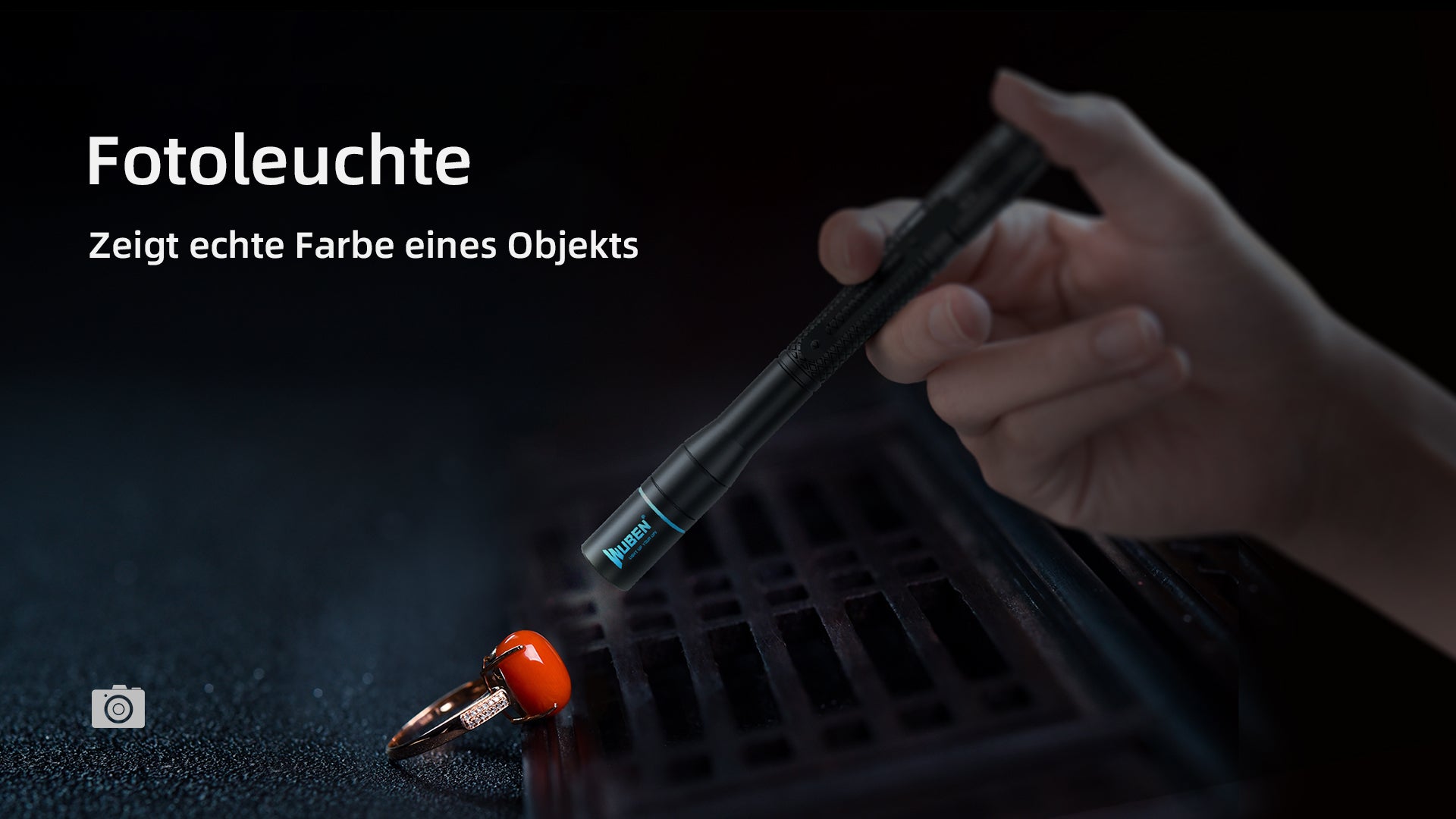 Fotoleuchte Zeigt echte Farbe eines Objekts