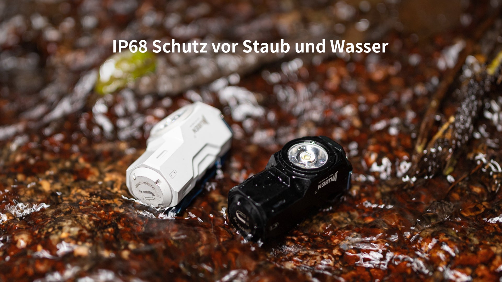 IP68 Schutz vor Staub und Wasser