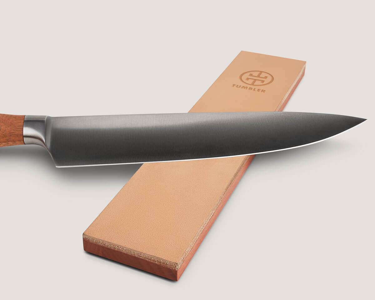 Leather Strop with New Carbon Fiber Base – Burrfection Store