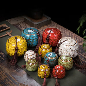 Ceramic Canister Memorial Human/ Pet Urn Porcelain - TRANSITIONS by JAE DYLAN