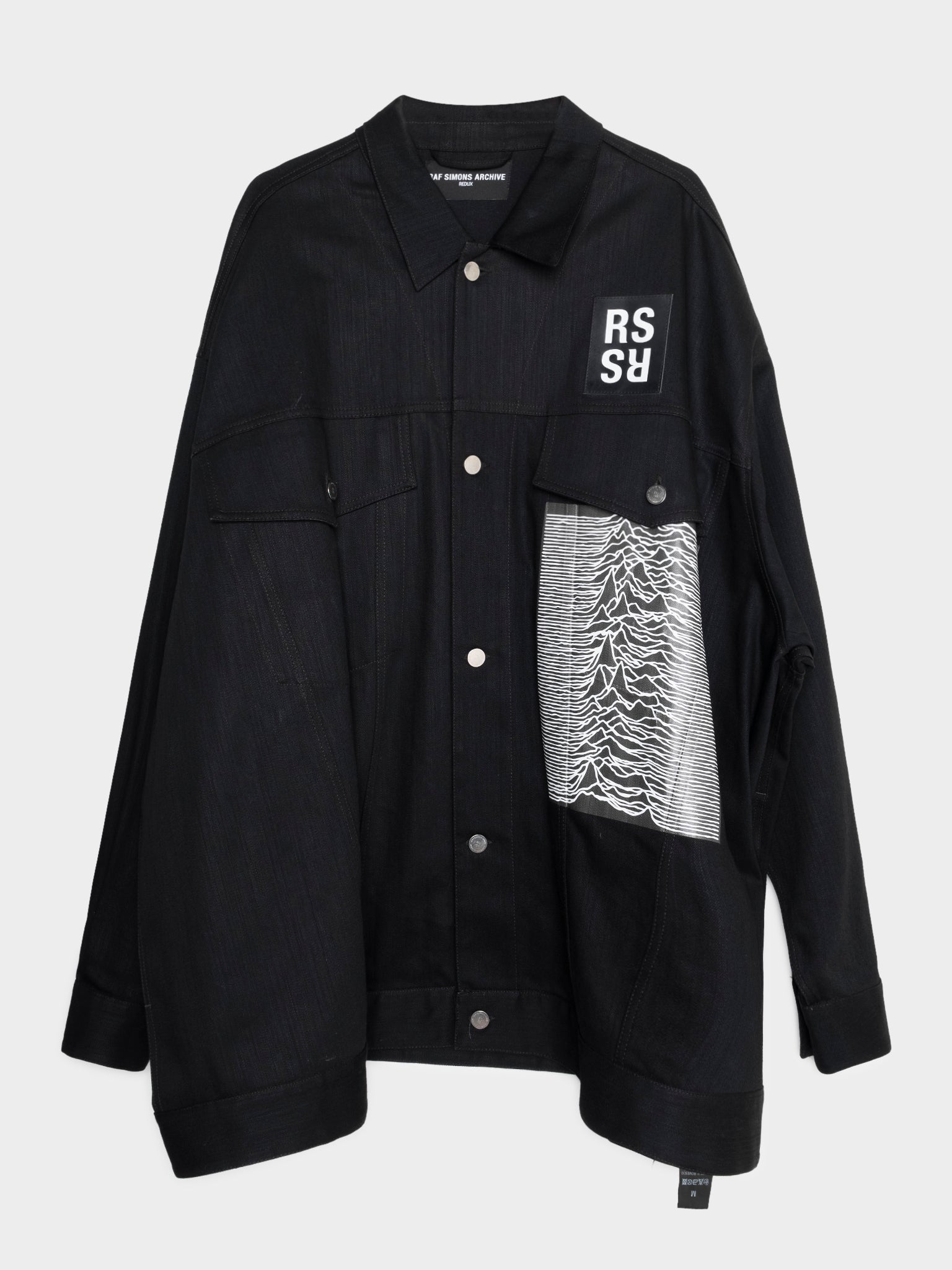 image of Oversized Joy Division Denim Jacket