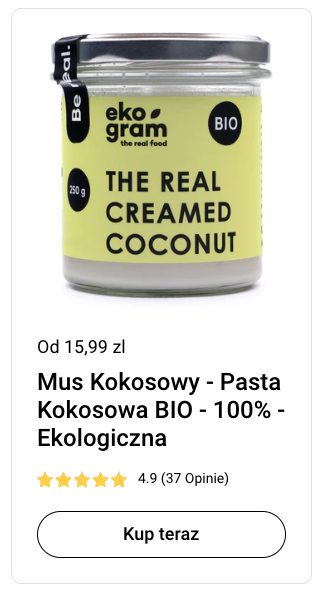 bio pasta kokosowa ekogram