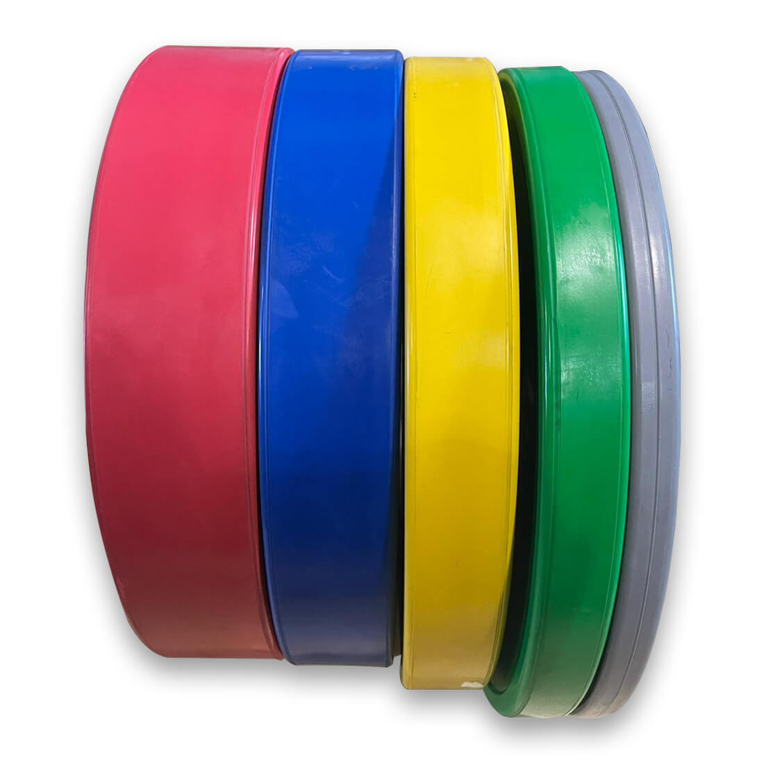 Colored Rubber Weight Plates