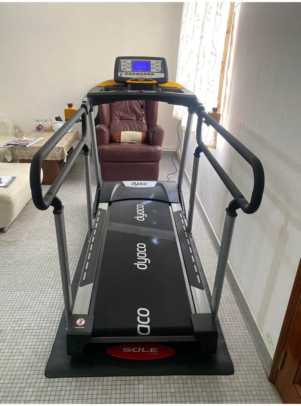 LW280 dyaco best walk assistant treadmill elders