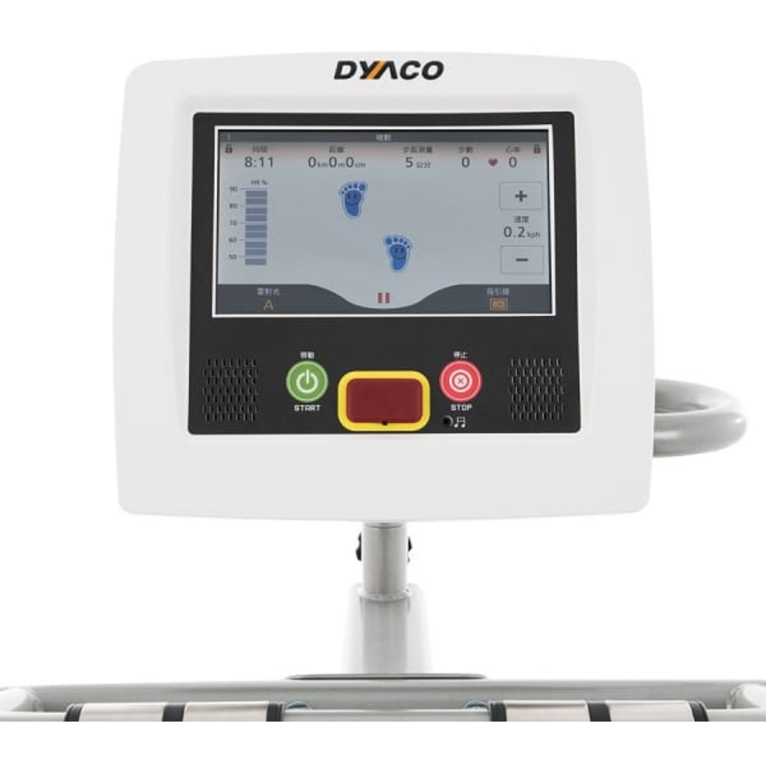 dyaco lw650 treadmill display